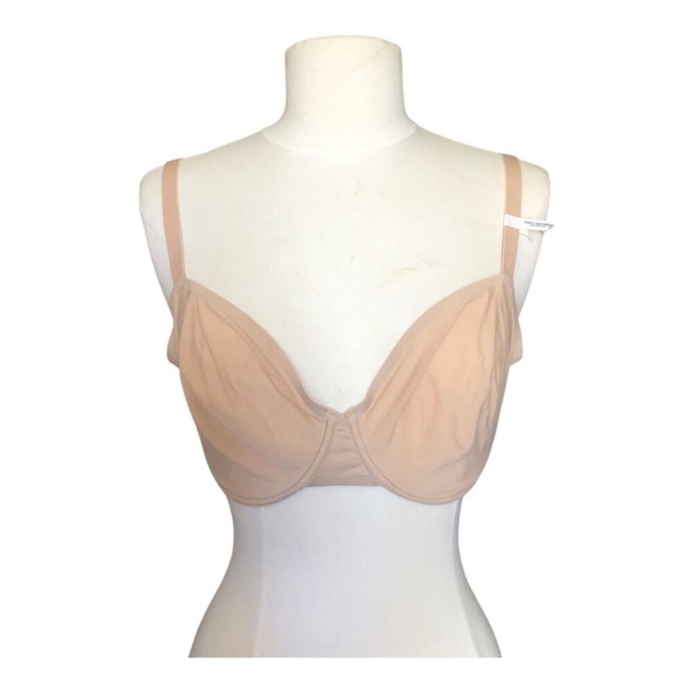 SMOOTHEZ by Aerie Full Coverage Lightly Lined Bra Beige Flexible Wire 34DDD NWT